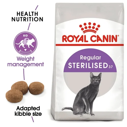 5. **Health and Nutrition**  Royal Canin Sterilised 37 Adult Cat Dry Food