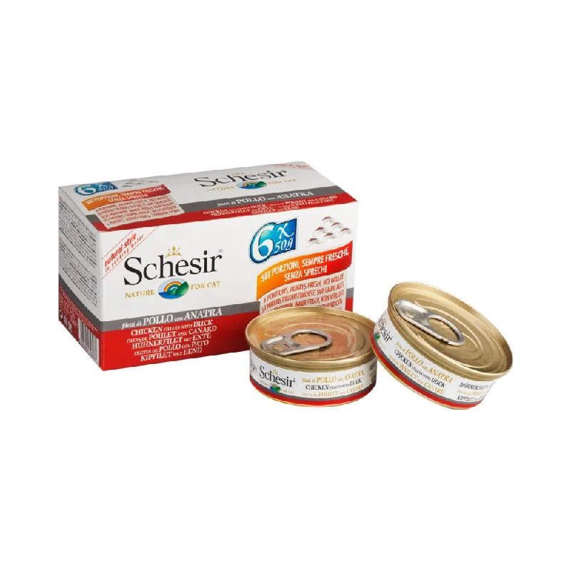 - Wholesale cat food prices 18% OFF: Schesir Chicken Fillets with Duck Adult Canned Cat Food Multipack 50g x 6 - Wholesale cat food prices 18% OFF: Schesir Chicken Fillets with Duck Adult Canned Cat Food Multipack 50g x 6