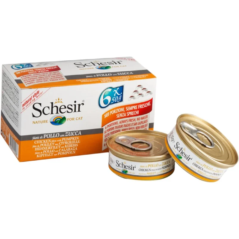 - Cat food for picky eaters 18% OFF: Schesir Chicken Fillets with Pumpkin Adult Canned Cat Food Multipack 50g x 6 - Cat food for picky eaters 18% OFF: Schesir Chicken Fillets with Pumpkin Adult Canned Cat Food Multipack 50g x 6