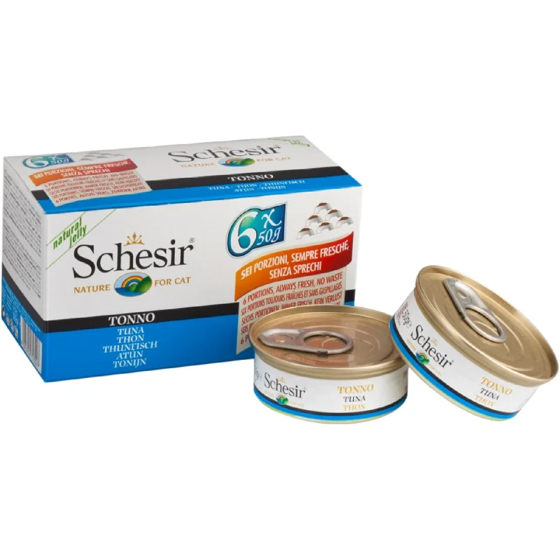 - Kitten food 18% OFF: Schesir Tuna in Natural Jelly Adult Canned Cat Food Multipack 50g x 6 - Kitten food 18% OFF: Schesir Tuna in Natural Jelly Adult Canned Cat Food Multipack 50g x 6