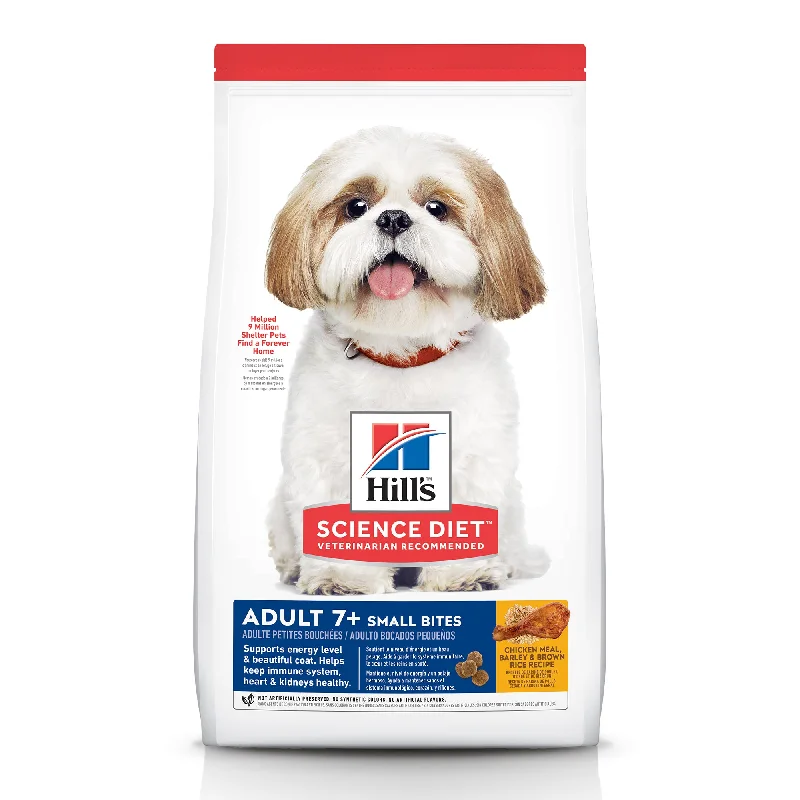 - Tear stain dog foodScience Diet Adult 7+ Small Bites Chicken Meal, Barley & Rice