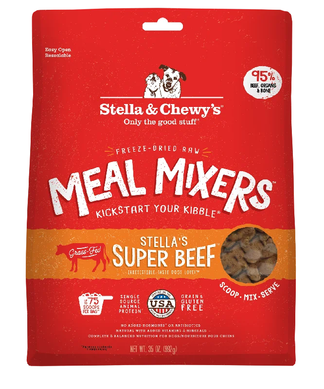 - Food for picky dogsStella & Chewy's Meal Mixer Super Beef