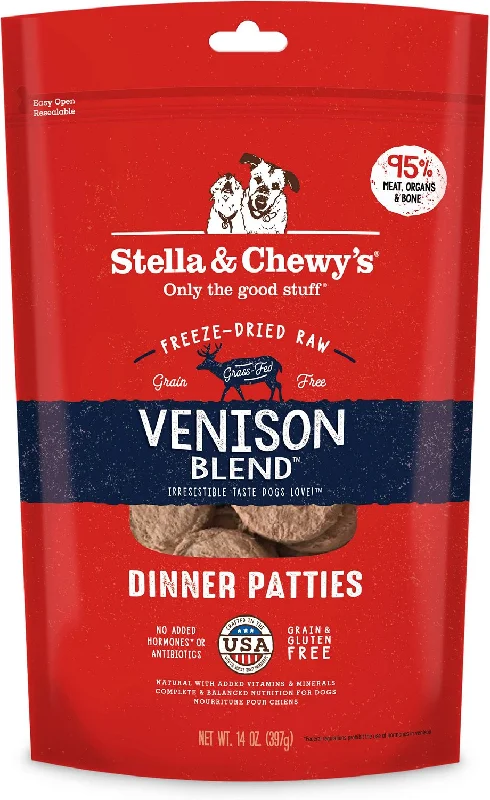 - Dog food online shopping recommendationStella & Chewy's Venison Blend Freeze Dried Dog Dinner Patties 397g - Dog food online shopping recommendationStella & Chewy's Venison Blend Freeze Dried Dog Dinner Patties 397g