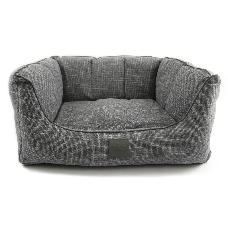 7. **Dog traction rope is automatically retractable**T&S Sorrento Ash Grey Luxury Dog Bed 7. **Dog traction rope is automatically retractable**T&S Sorrento Ash Grey Luxury Dog Bed