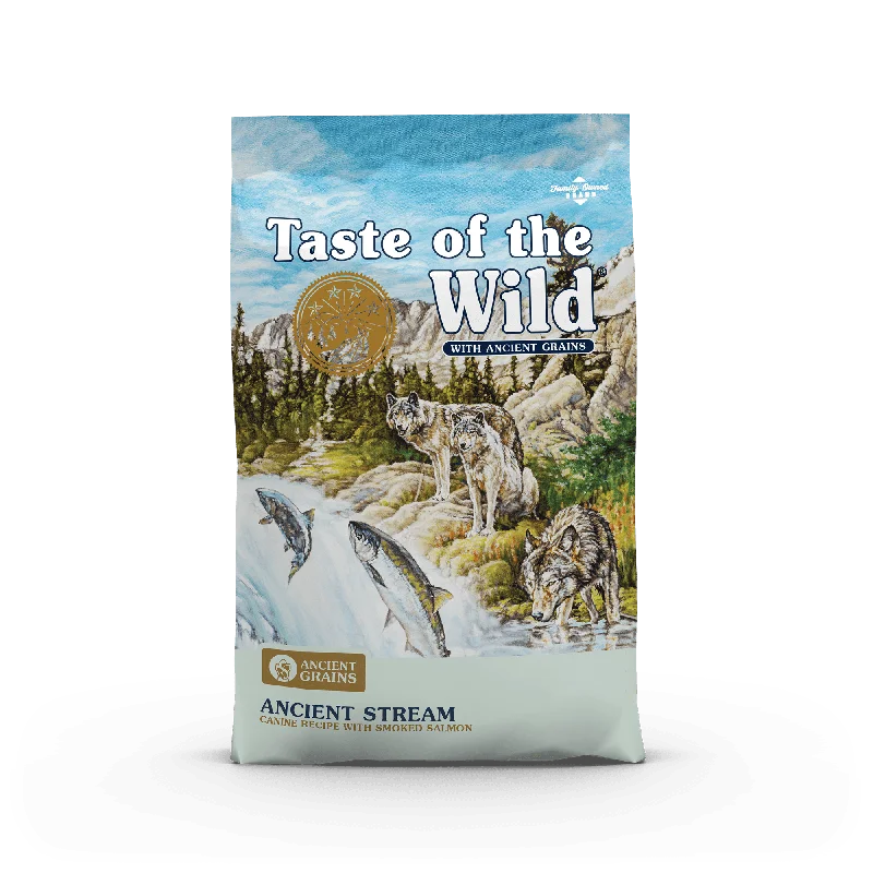 - How is Birgi dog foodTaste Of The Wild Ancient Stream Dog Food