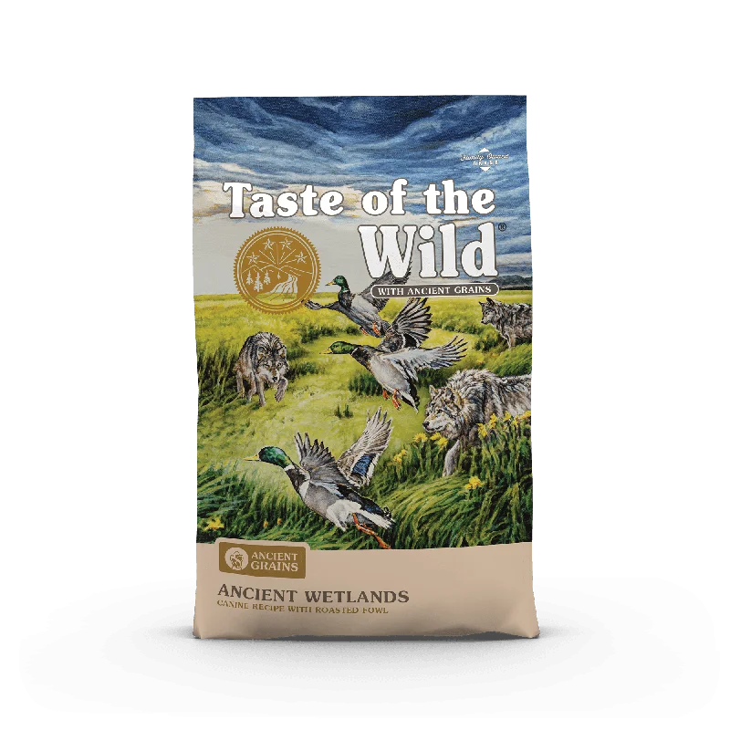 - Royal Canin dog food recommendationTaste Of The Wild Ancient Wetlands Dog Food