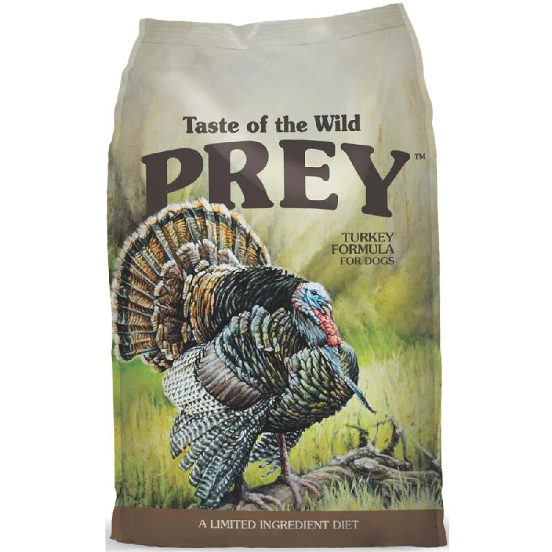 - Food for large dogsTaste Of The Wild Prey Turkey Formula Grain-Free Dry Dog Food