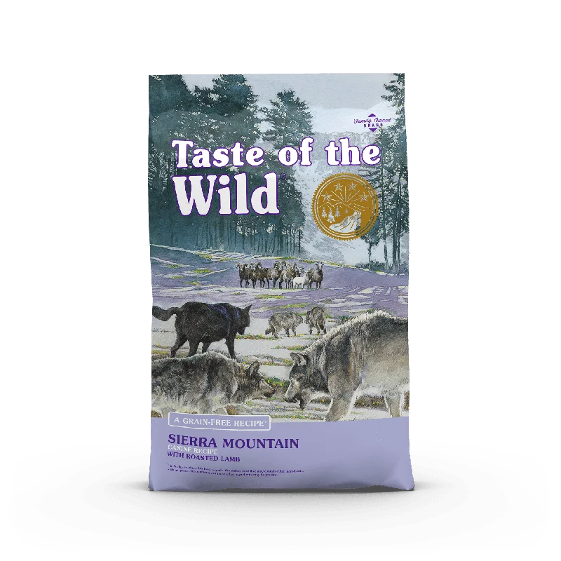 - Food for picky dogsTaste Of The Wild Sierra Mountain Grain-Free Dog Food