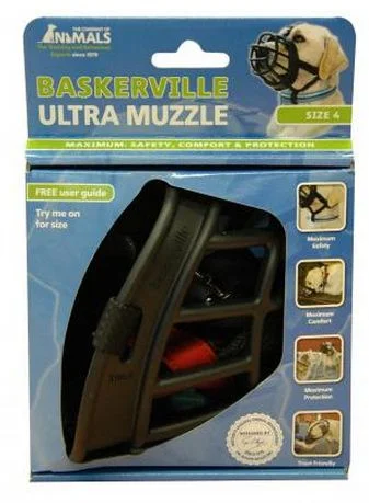 9. **Dog paw cream is winter**The Company of Animals Baskerville Ultra Muzzle for Dogs