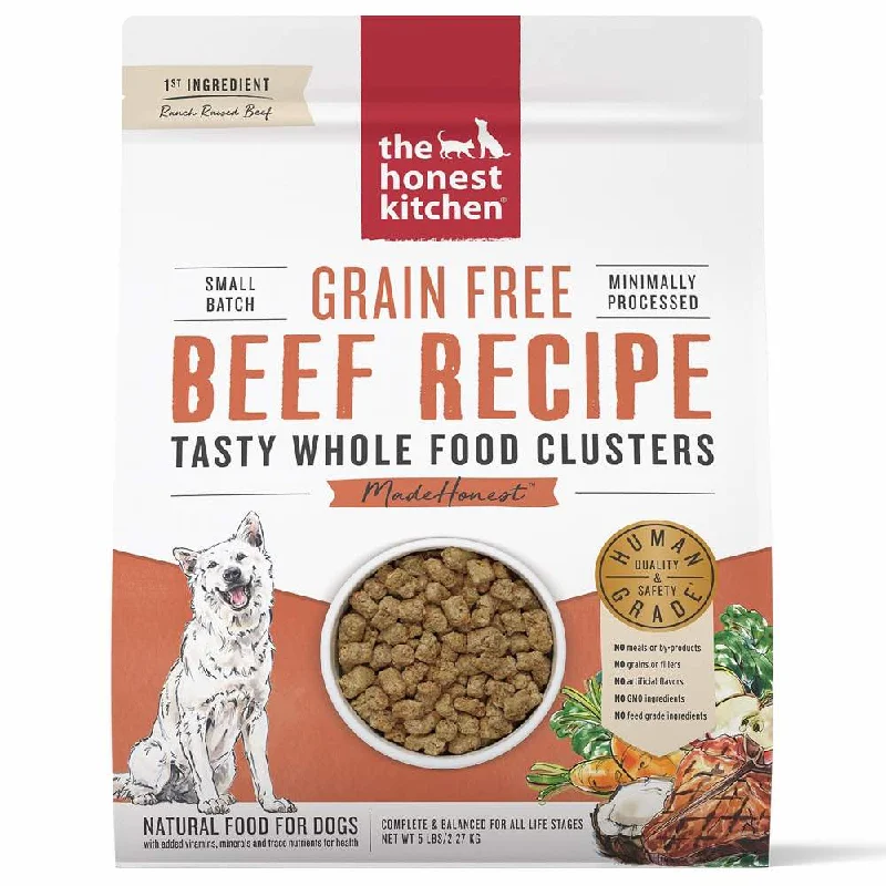 - Special food for senior dogsThe Honest Kitchen Whole Food Clusters Beef Grain-Free Dry Dog Food 5lb - Special food for senior dogsThe Honest Kitchen Whole Food Clusters Beef Grain-Free Dry Dog Food 5lb