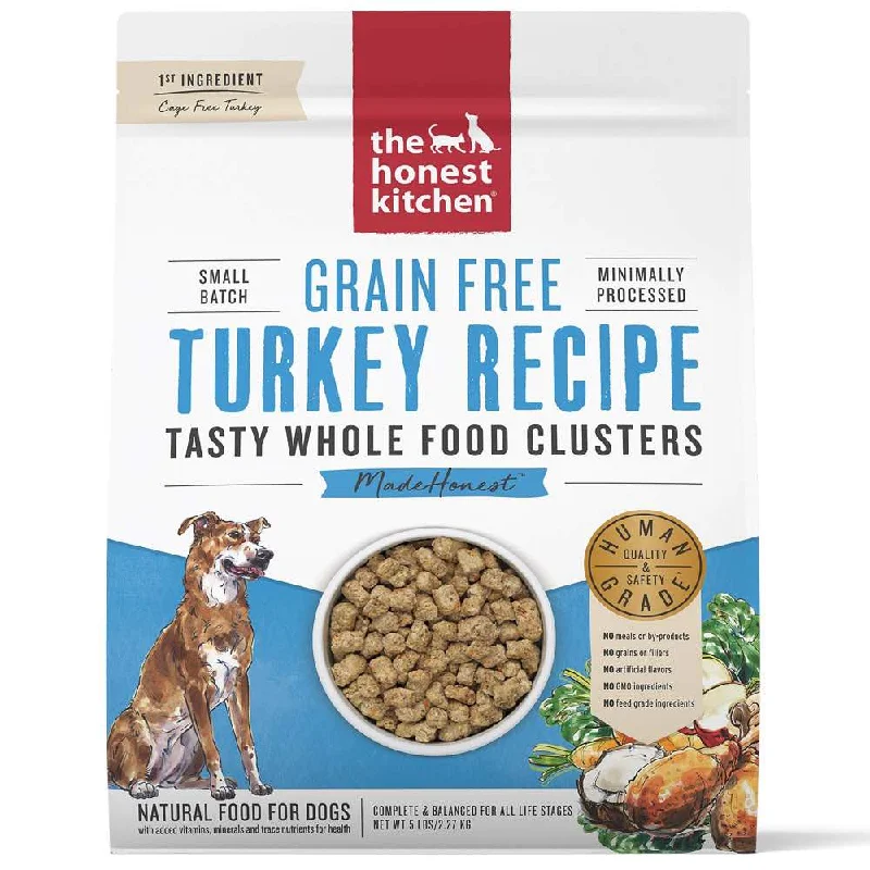 -Fish-containing dog foodThe Honest Kitchen Whole Food Clusters Turkey Grain-Free Dry Dog Food 5lb -Fish-containing dog foodThe Honest Kitchen Whole Food Clusters Turkey Grain-Free Dry Dog Food 5lb