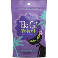    - Cat food for picky eaters  Tiki Cat Velvet Mousse Chicken & Egg