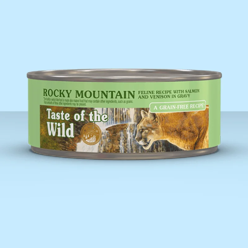    - High-fiber cat food  TOTW Rocky Mountain Feline 5.5oz