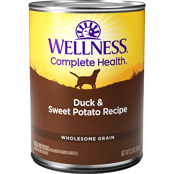 - Dog food improves immunityWellness Complete Health Duck & Sweet Potato