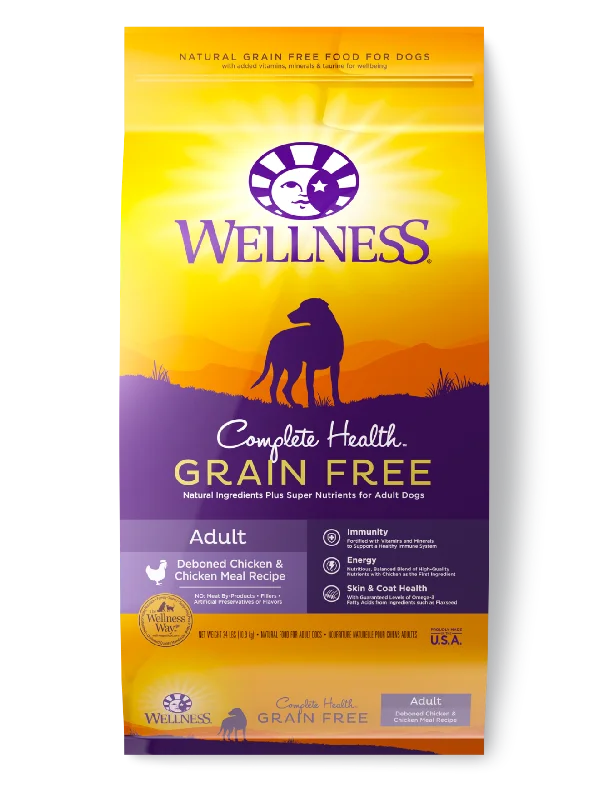 - Dog food for pregnancy and lactationWellness Complete Health Grain Free Adult Deboned Chicken & Chicken Meal Dry Dog Food (2 Sizes) - Dog food for pregnancy and lactationWellness Complete Health Grain Free Adult Deboned Chicken & Chicken Meal Dry Dog Food (2 Sizes)