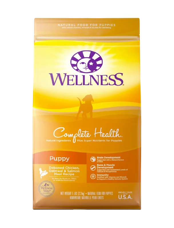 - Dog food recommendations for multi-dog householdsWellness Complete Health Puppy Dry Dog Food (2 Sizes) - Dog food recommendations for multi-dog householdsWellness Complete Health Puppy Dry Dog Food (2 Sizes)