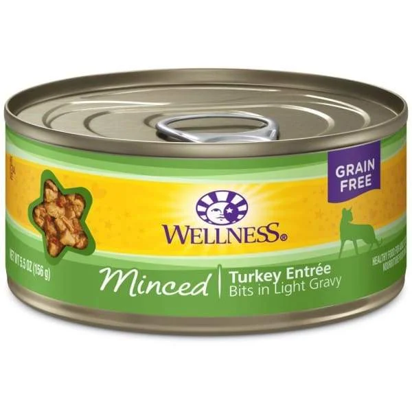 1. **Functional Cat Food**  [20% OFF] Wellness Complete Health Minced Turkey Entree Canned Cat Food 156g