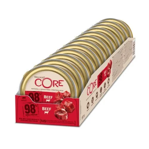    - Cat food discounts and promotions  Wellness Core 98% Beef Wet Cat Food 12 x 85g