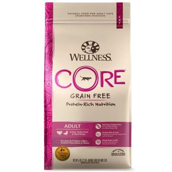    - Fish-based cat food  [20% OFF] Wellness CORE Adult Turkey, Turkey Meal & Duck Dry Cat Food (3 Sizes)