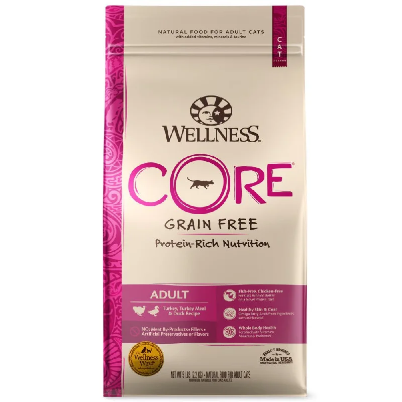 - Indoor cat food 20% OFF: Wellness CORE Adult Turkey, Turkey Meal & Duck Grain-Free Dry Cat Food - Indoor cat food 20% OFF: Wellness CORE Adult Turkey, Turkey Meal & Duck Grain-Free Dry Cat Food