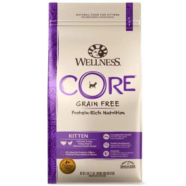    - Weight management cat food  [20% OFF] Wellness CORE Kitten Deboned Turkey, Turkey Meal & Deboned Chicken Dry Cat Food