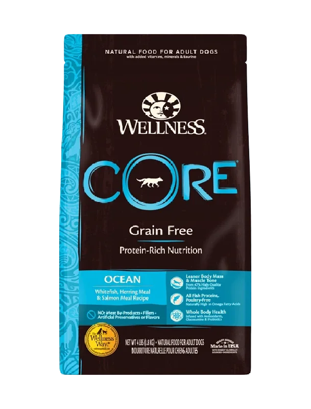 - The effect of dog food on dental healthWellness CORE Ocean Fish Grain Free Dry Dog Food (3 Sizes) - The effect of dog food on dental healthWellness CORE Ocean Fish Grain Free Dry Dog Food (3 Sizes)