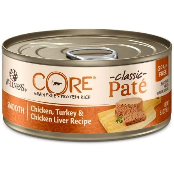 2. **Brand-Related**  [20% OFF] Wellness CORE Pâté Chicken, Turkey & Chicken Liver Canned Cat Food 155g