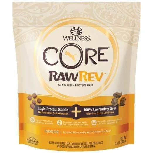    - Cat food for picky eaters  [20% OFF] Wellness CORE RawRev Indoor + 100% Raw Turkey Dry Cat Food