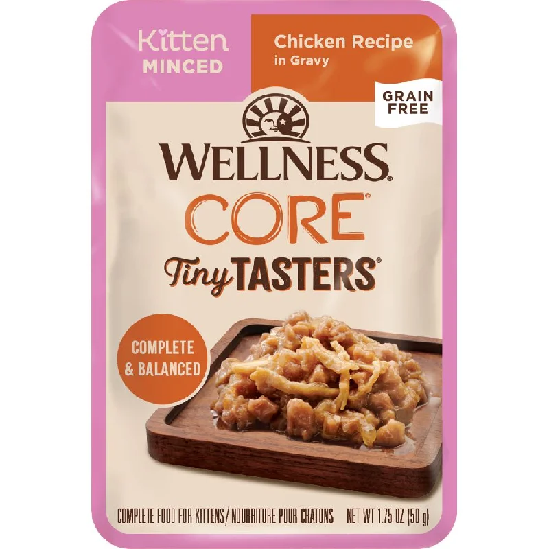 - Recommended online stores for cat food 20% OFF: Wellness CORE Tiny Tasters Chicken Minced Grain-Free Kitten Pouch Cat Food 1.75oz - Recommended online stores for cat food 20% OFF: Wellness CORE Tiny Tasters Chicken Minced Grain-Free Kitten Pouch Cat Food 1.75oz