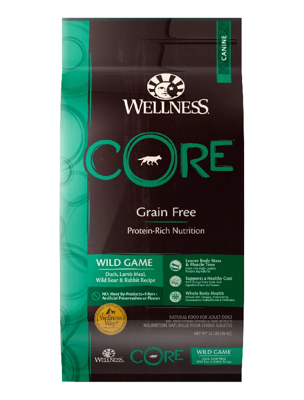 - Tear stain dog foodWellness CORE Wild Game Grain Free Dry Dog Food (2 Sizes)