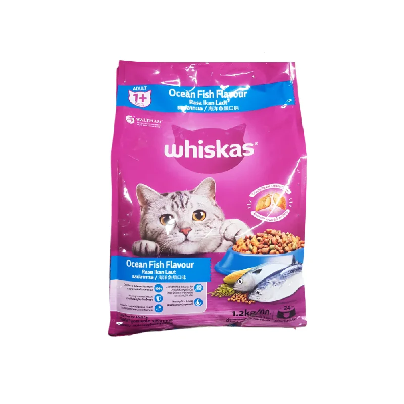 - Purina Pro Plan cat food palatability WHISKAS CAT FOOD ADULT OCEAN FISH 1+YEAR 1.2 KG - Purina Pro Plan cat food palatability WHISKAS CAT FOOD ADULT OCEAN FISH 1+YEAR 1.2 KG