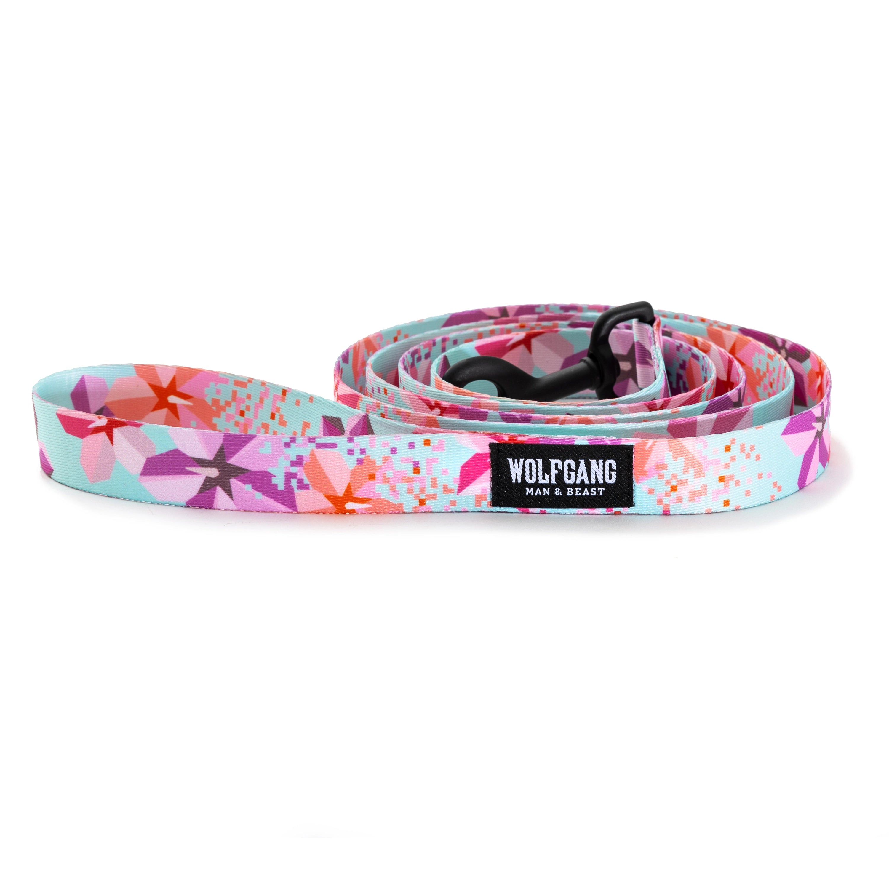 3. **Cat backpack space capsule**Wolfgang DigiFloral Dog Leash, Pink and Blue