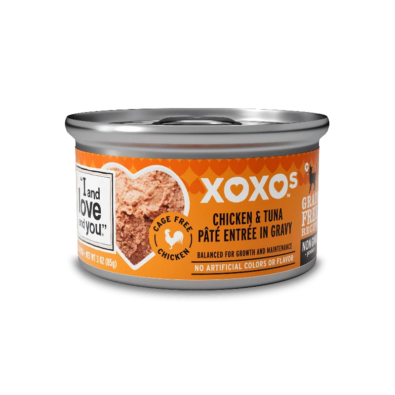 6. **Special Needs**  XOXOs Chicken & Tuna Pate