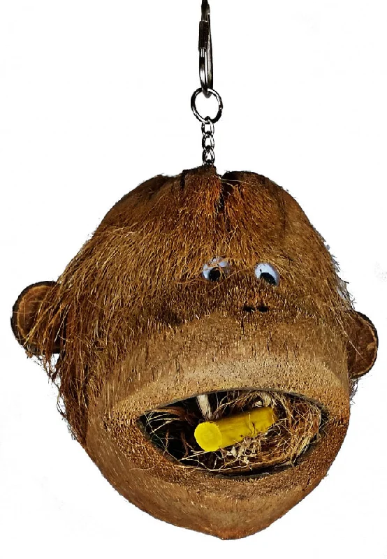  -Bite-resistant dog toy recommendationsA & E Happy Beaks Coco Monkey Head Bird Toy Bird Cage Accessory