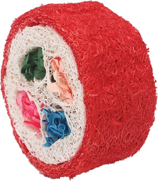 - Cat teasers selectionA & E Nibbles Loofah Dlx Sushi Roll Small Animal Toy
