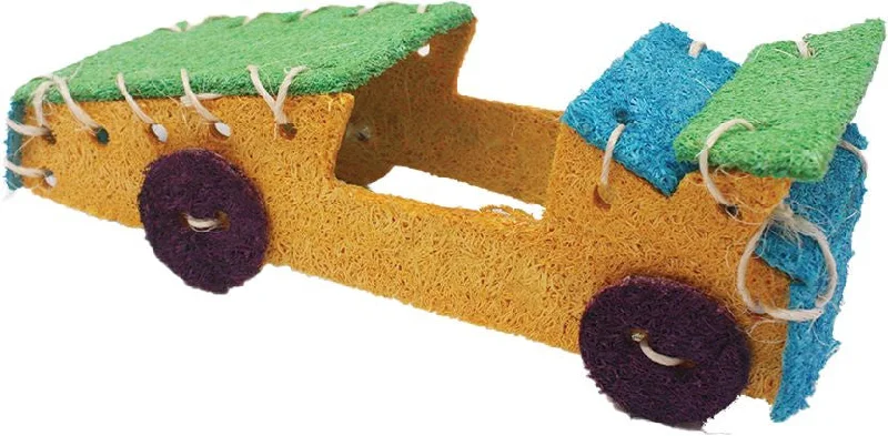 - Brand XX dog toy reviewsA & E Nibbles Loofah Race Car Small Animal Toy