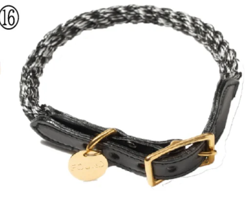 1. **Cat scratching board corrugated paper**BLACK AND WHITE UP-CYCLED ROPE DOG & CAT COLLAR