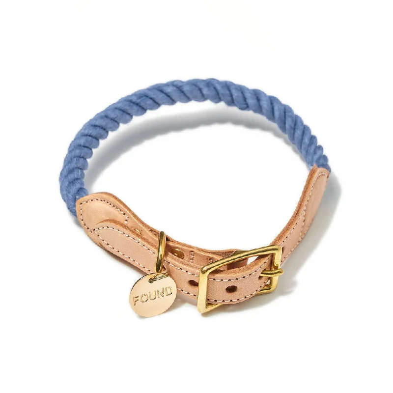 6. **Pet mattress is waterproof and washable**Blue Jean Up-Cycled Rope Cat & Dog Collar