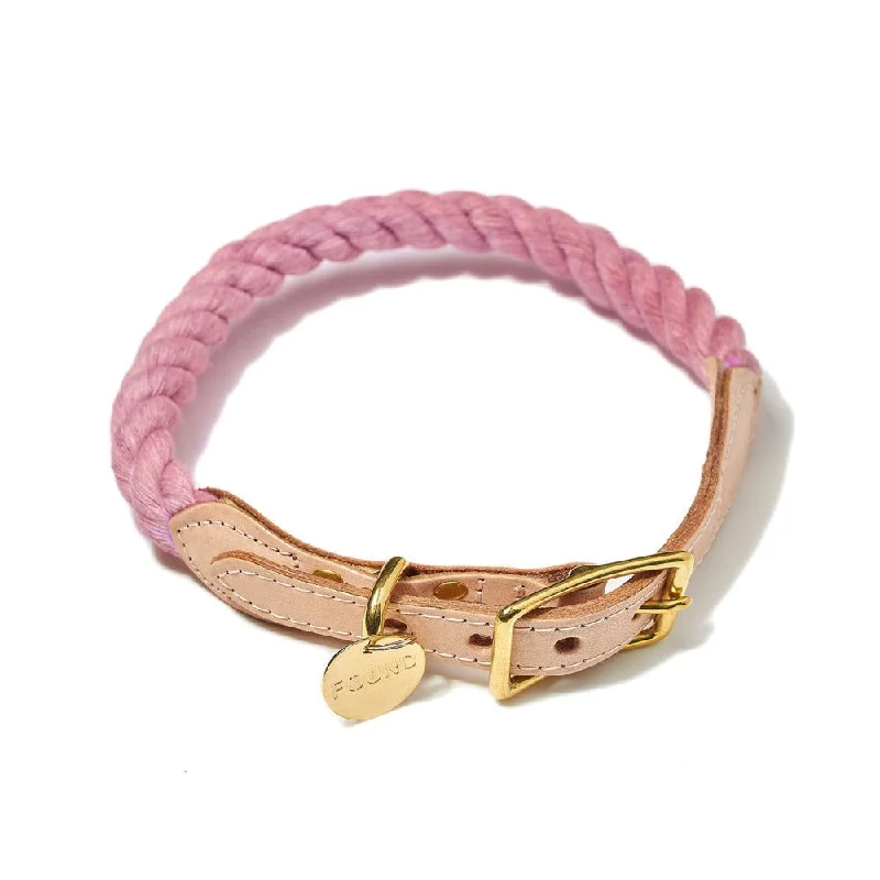 7. **Pet clothes are thickened in winter**Blush Cotton Rope Cat & Dog Collar