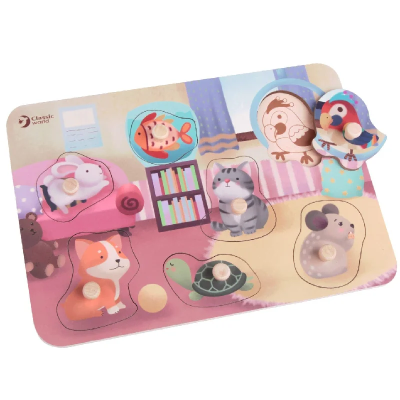 Classic World Toys House Pet Puzzle