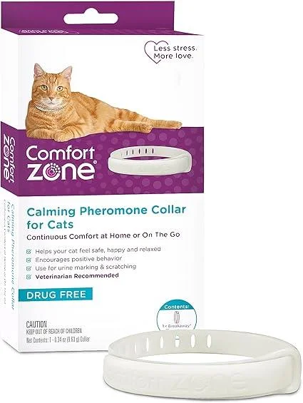 2. **Pet traction rope is anti-explosion**Comfort Zone Cat Calming Collar