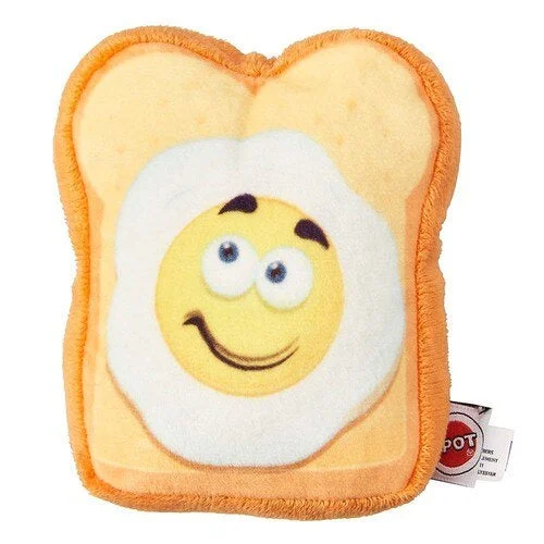 Ethical Fun Food Egg on Toast Plush Dog Toy