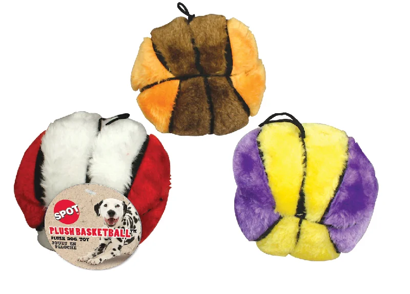 -Bite-resistant dog toy recommendationsEthical Products SPOT Plush Basketball Dog Toy -Bite-resistant dog toy recommendationsEthical Products SPOT Plush Basketball Dog Toy