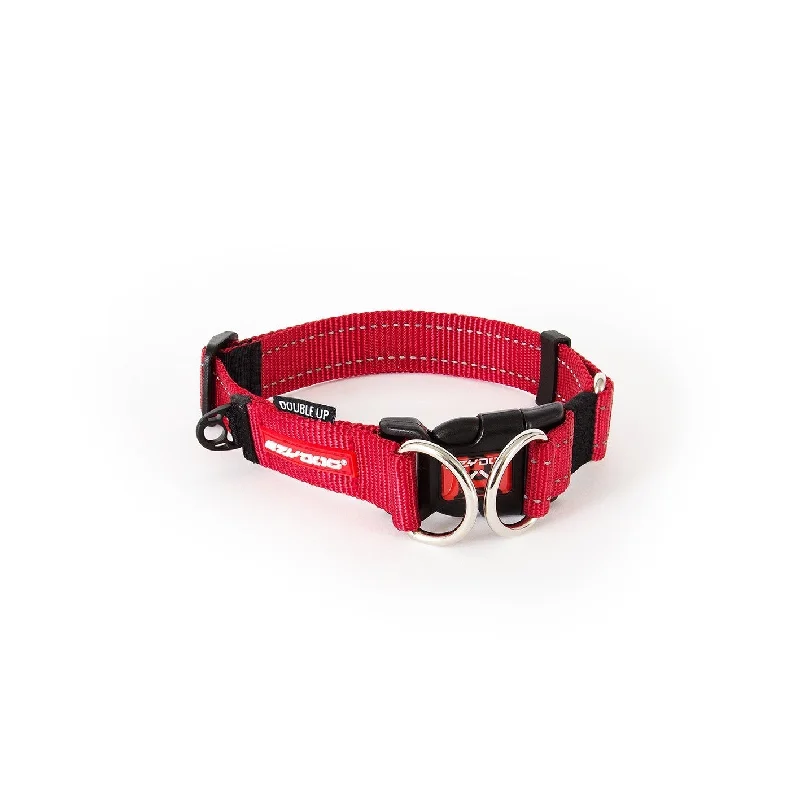 6. **Dog collar is luminous and reflective**EzyDog DoubleUp Collar Red