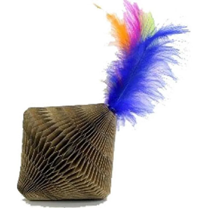 - Pet educational toy recommendationsFEATHER TOP CORRUGATE TOY
