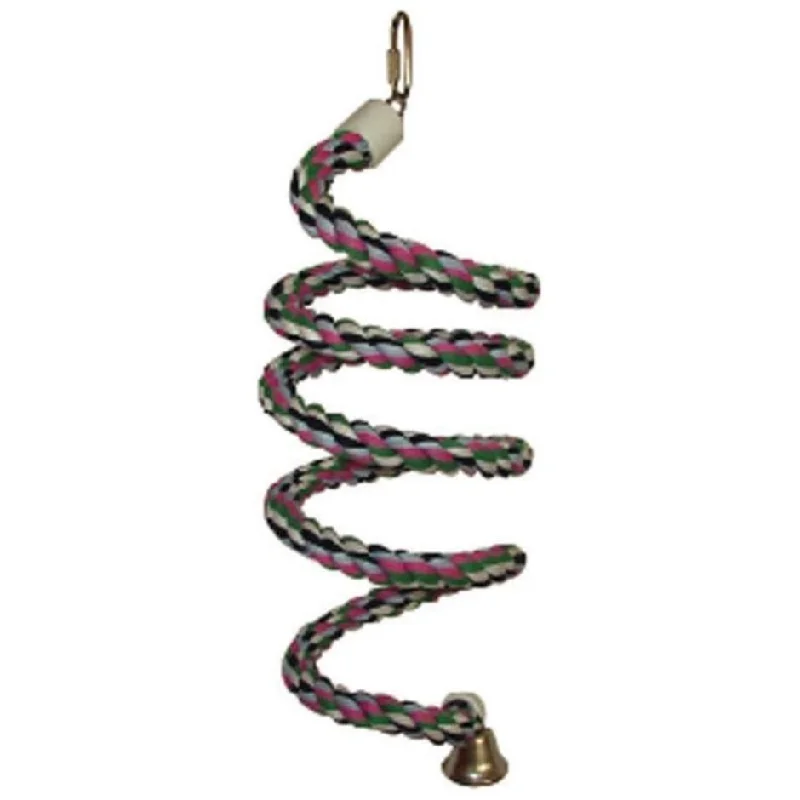  -Non-toxic pet toy recommendationsHAPPY BEAKS COTTON ROPE BOING WITH BELL BIRD TOY