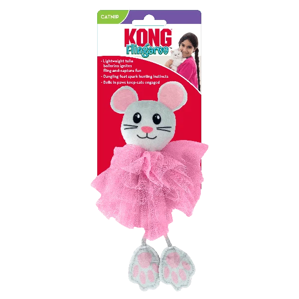 - Dog toy recommendationsKONG Flingaroo Tutu Cat Toy