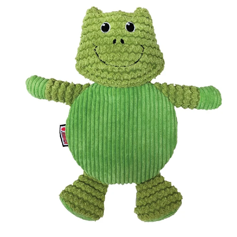 - Environmentally friendly pet toy recommendationsKONG Low Stuff Crackle Tummiez Frog Dog Toy