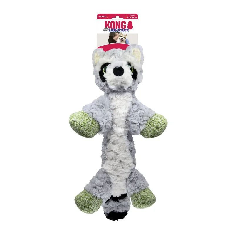  -Bite-resistant dog toy recommendationsKONG Low Stuff Flopzie Raccoon  Dog Toy