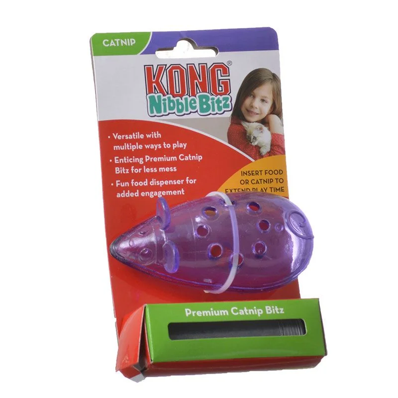 KONG Nibble Bitz Mouse Cat Toy